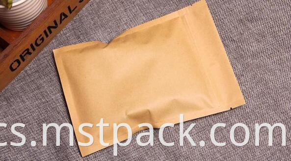 Zip lock flat bag